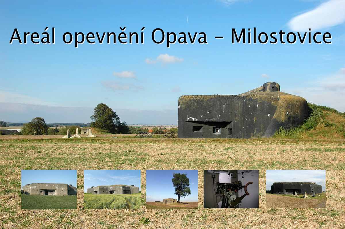 military monument - fortification in Opava Milostovice - Czech Republic