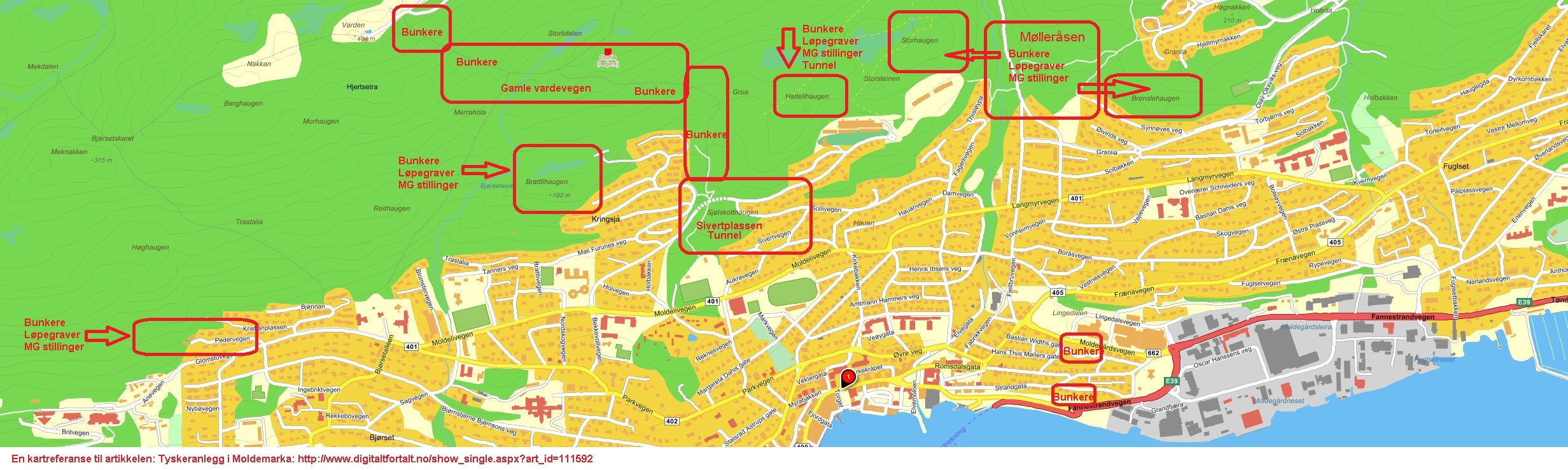 Tyskeranlegg i Moldemarka - Kartreferanse - Avmerket.jpg