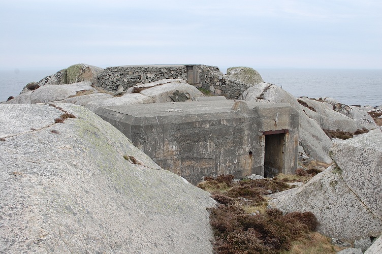 Kanon sør og bunker