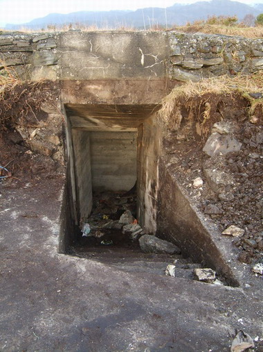 Vf bunker i kanonstilling 6