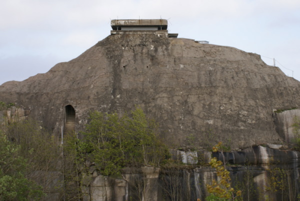 Kommandobunkeren på Torås fort