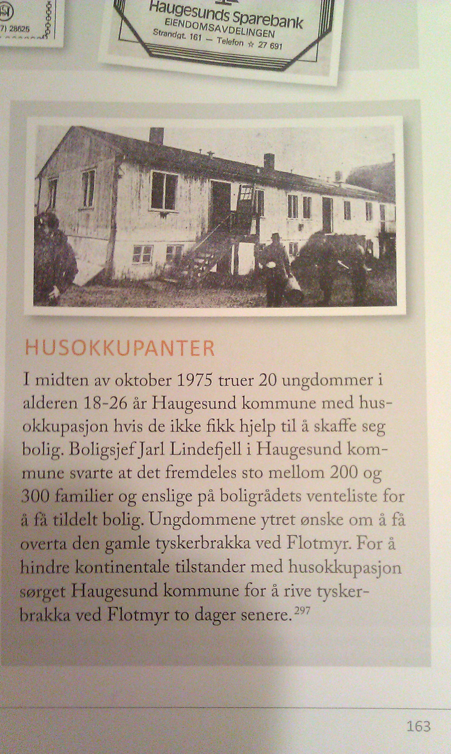 Mobilkopi fra den fine 'Julepresangboken'; H I S T O R I E N _ O M _ H A U G A L A N D E T, 1 9 7 0 - T A L L E T (s.163)