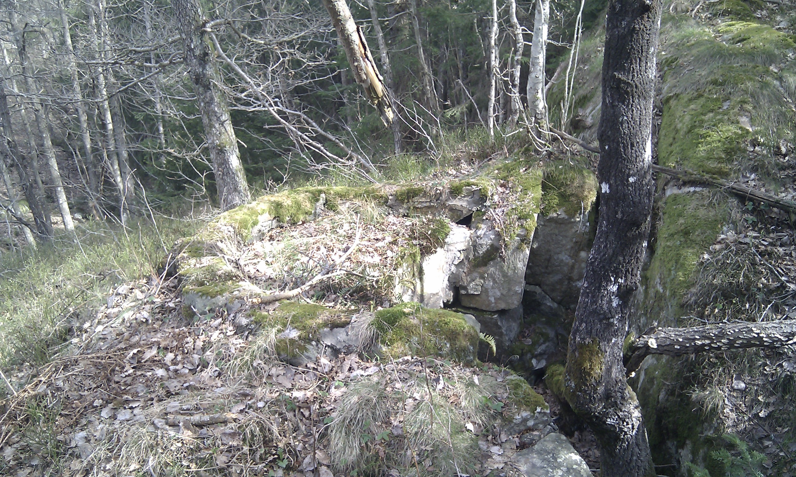 sett fra det som må være inngangen...