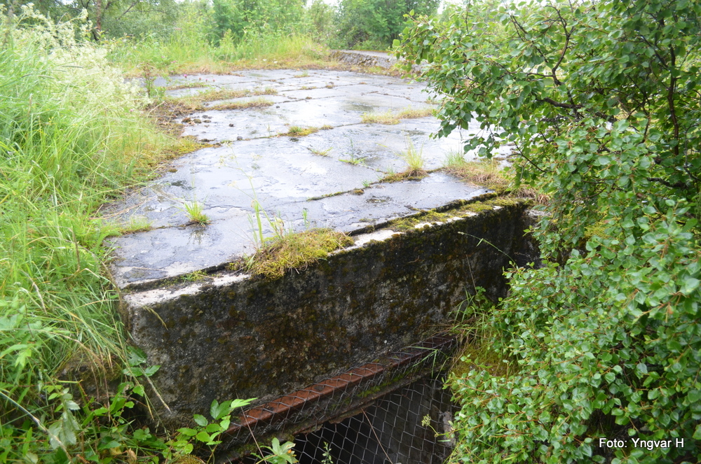 Inngang til bunker