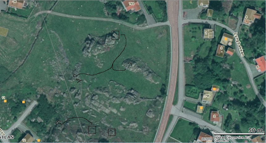 Det er den lange løpegraven ved bunk.3 som er ved veis ende.