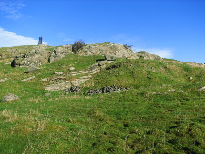 Forran fjellanlegget på toppen.