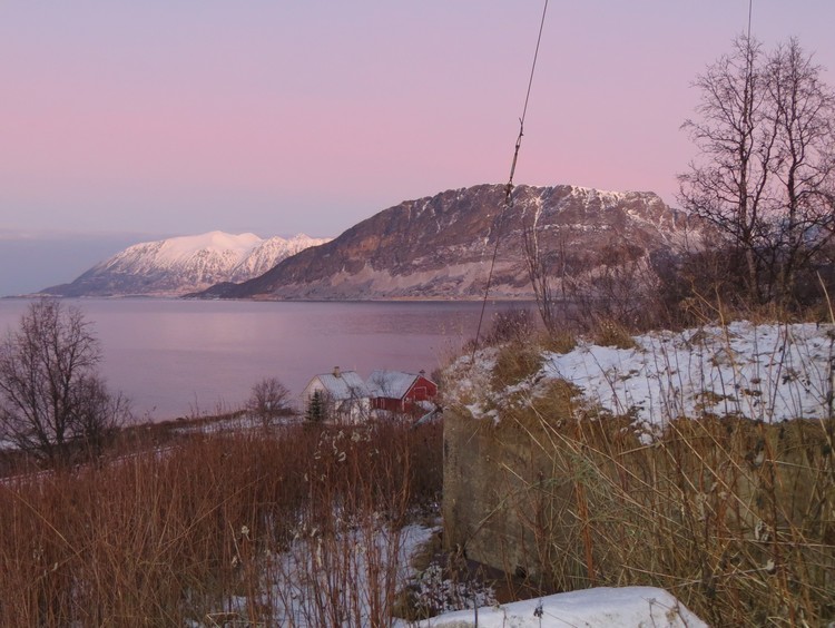 Utsikt mot Elgsnes og Grøtavær