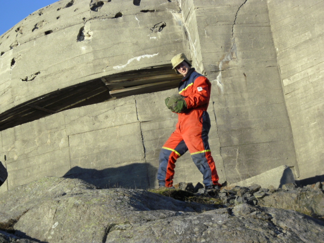 Frivillig "russisk POW" i aksjon.