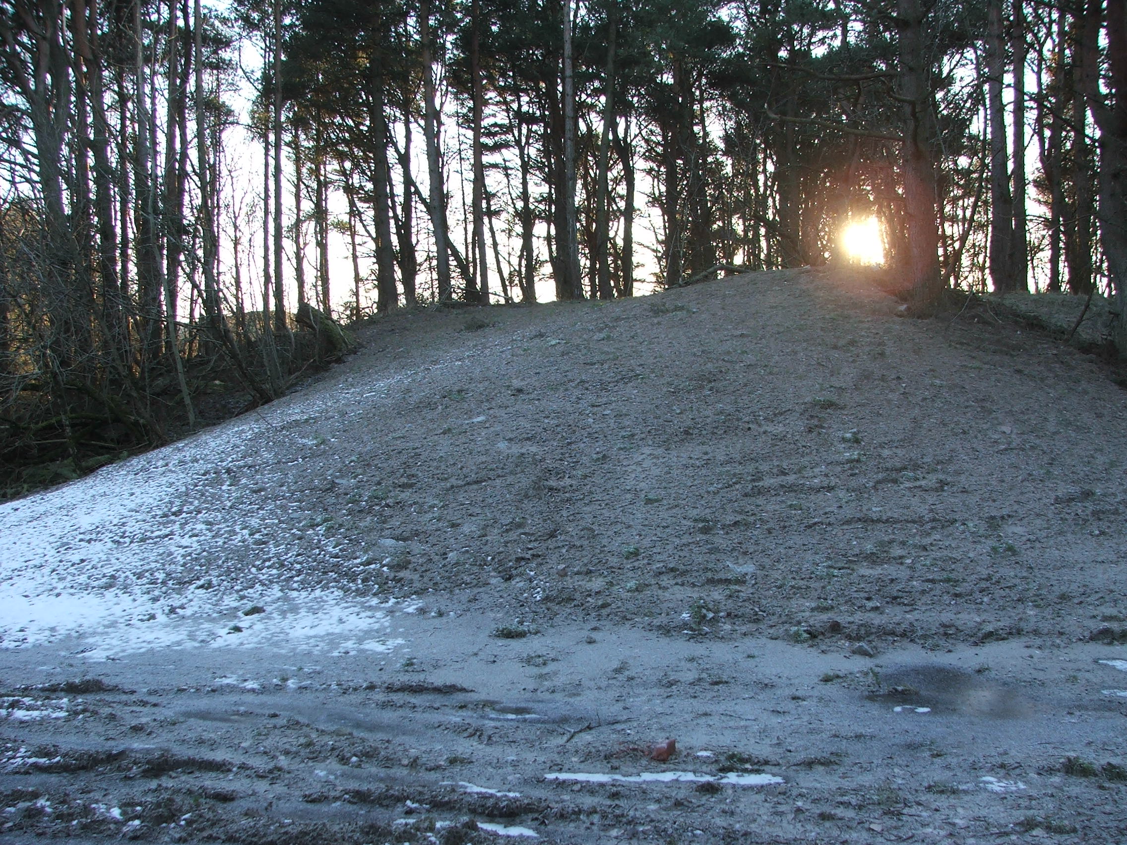 BUNKER I SOLNEDGANG