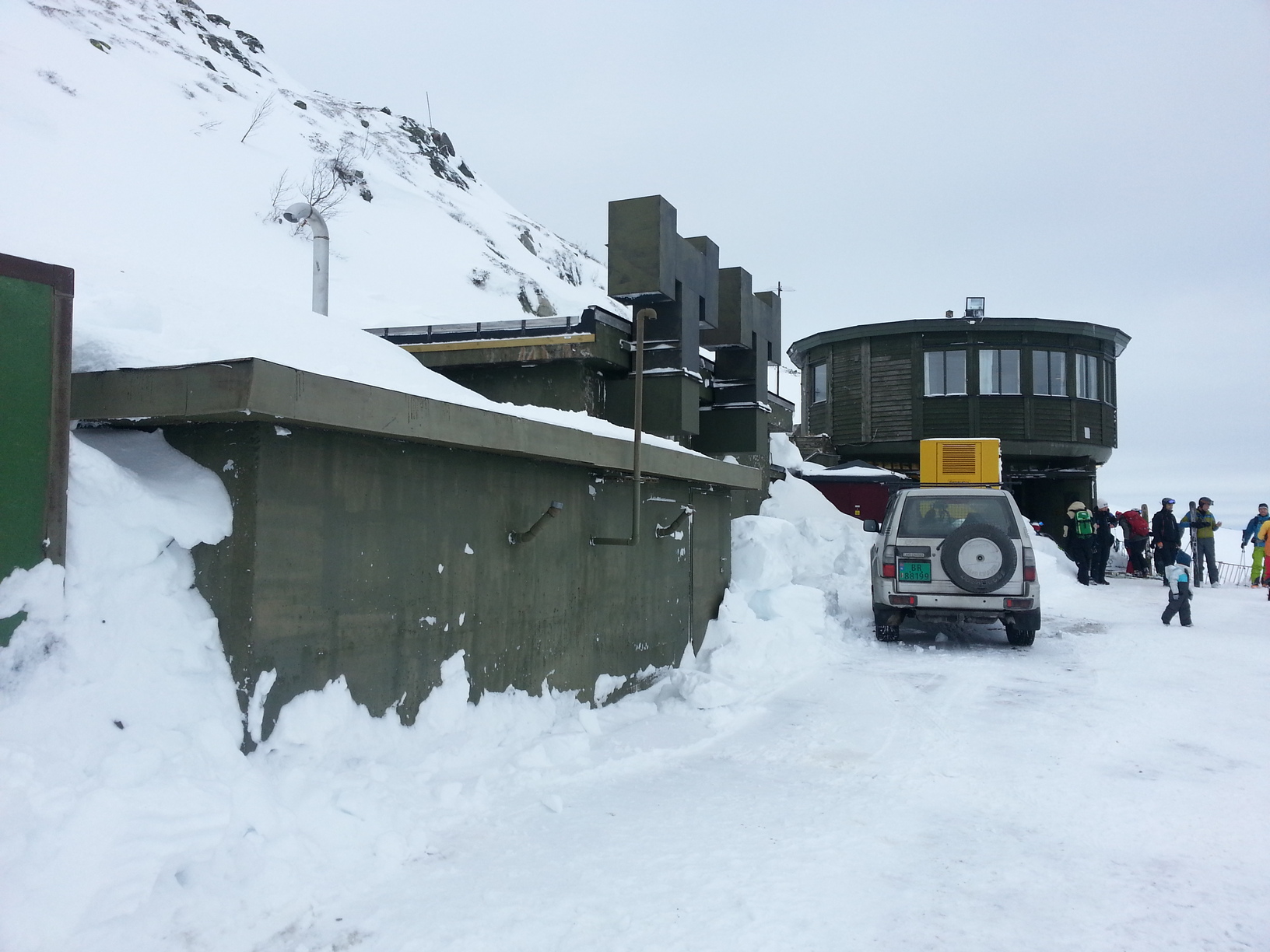 «Portalbygget», innslaget til tunnellen.