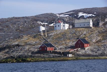 Fyret sett fra havet