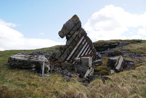 Sprengt bunker