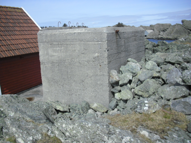 Den var nok dekket med mer stein under krigen.