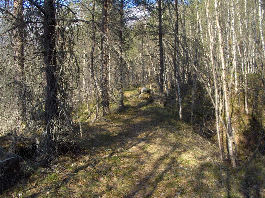 Fyllingen av funamentet til jernbanen.. noen av fyllingene er nesten 7-9 meter høye