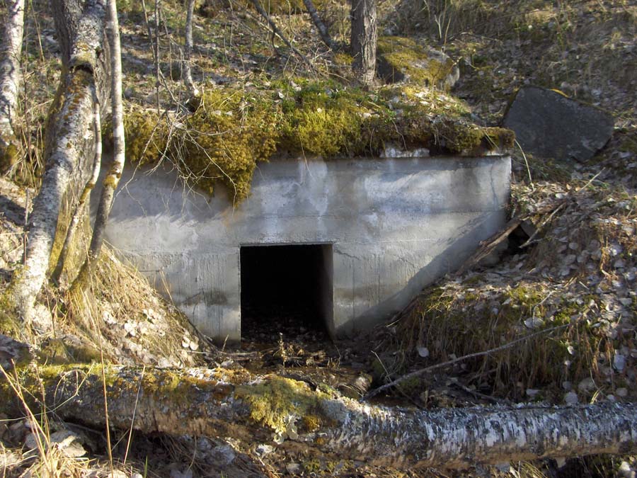 En av de mange drens gangene under fyllingene