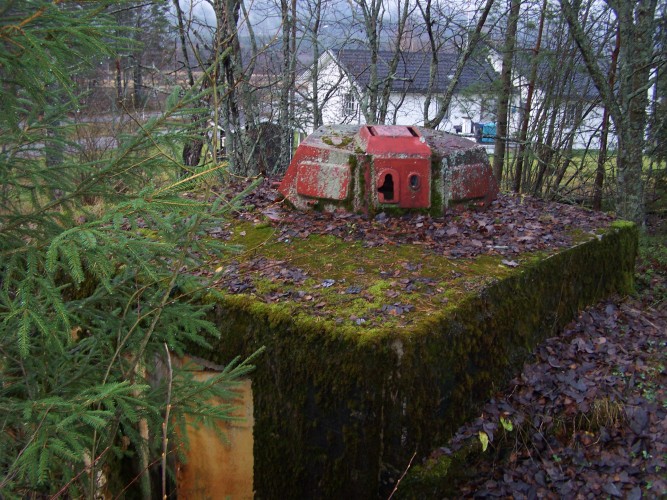 Tanktårn på bunker.