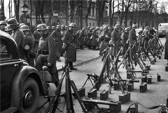 Drammensveien 9 april 1940