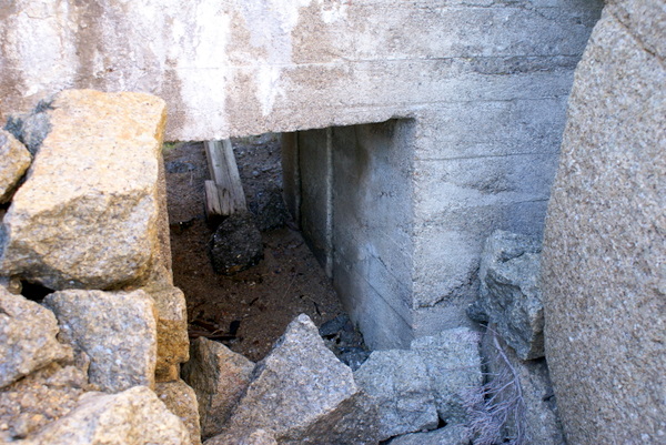 Tykk betong i endeveggene