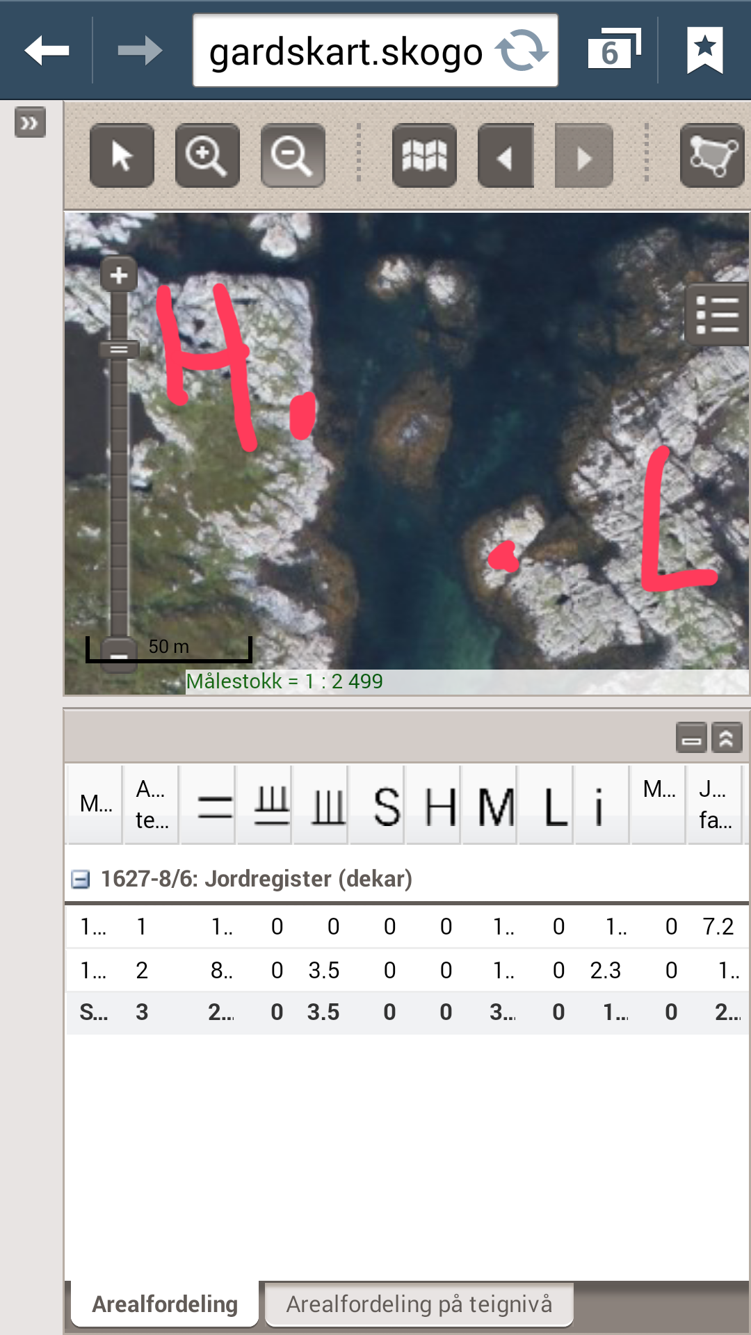 H er Hegerstein<br />L er Land    <br />Prikkene er der jeg la ut fra via skjæret så videre =)