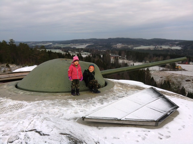 Nordre 7,5 cm Cockerill, Høytorp fort