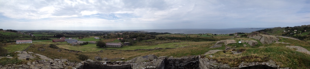 Oversiktsbilde av Nordberg Fort.