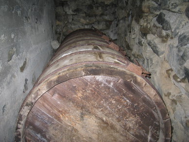 Tank i Falkenhorstbunker like bak Gefechtsstand