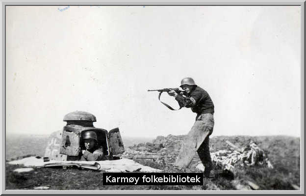 Renault Ft-17 stridsvogntårn oppå betong-bunker, "Züg 66./977 Ytraland"