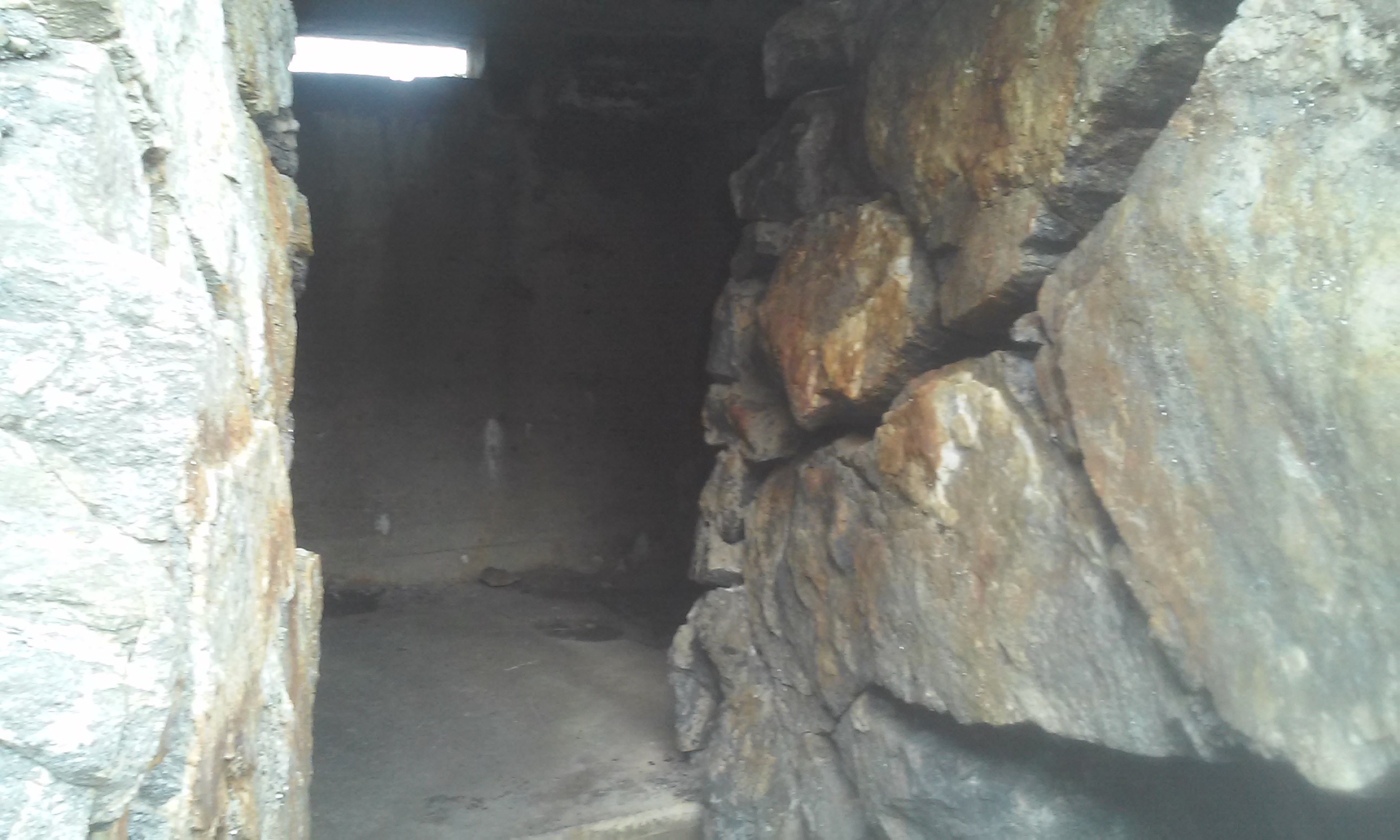 Bunker under stilling.