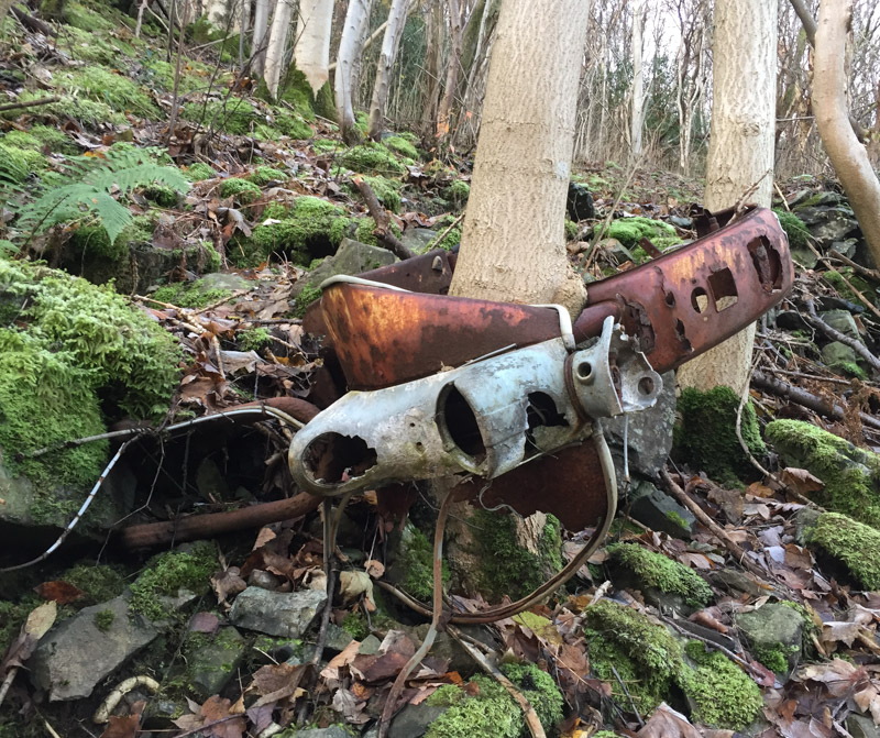 Bonus question: Kordan havnet en Vespa midt i lien der?