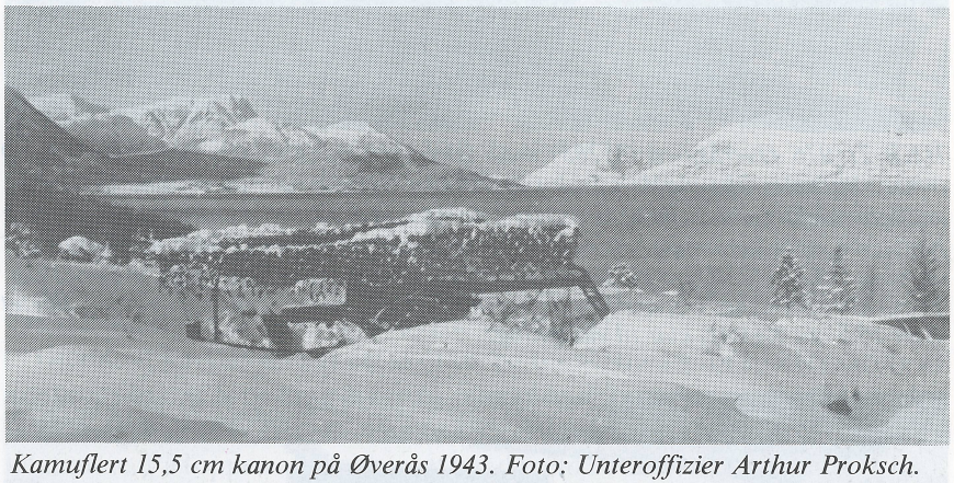 Kanon 1943. Utsikt mot Gjelsten