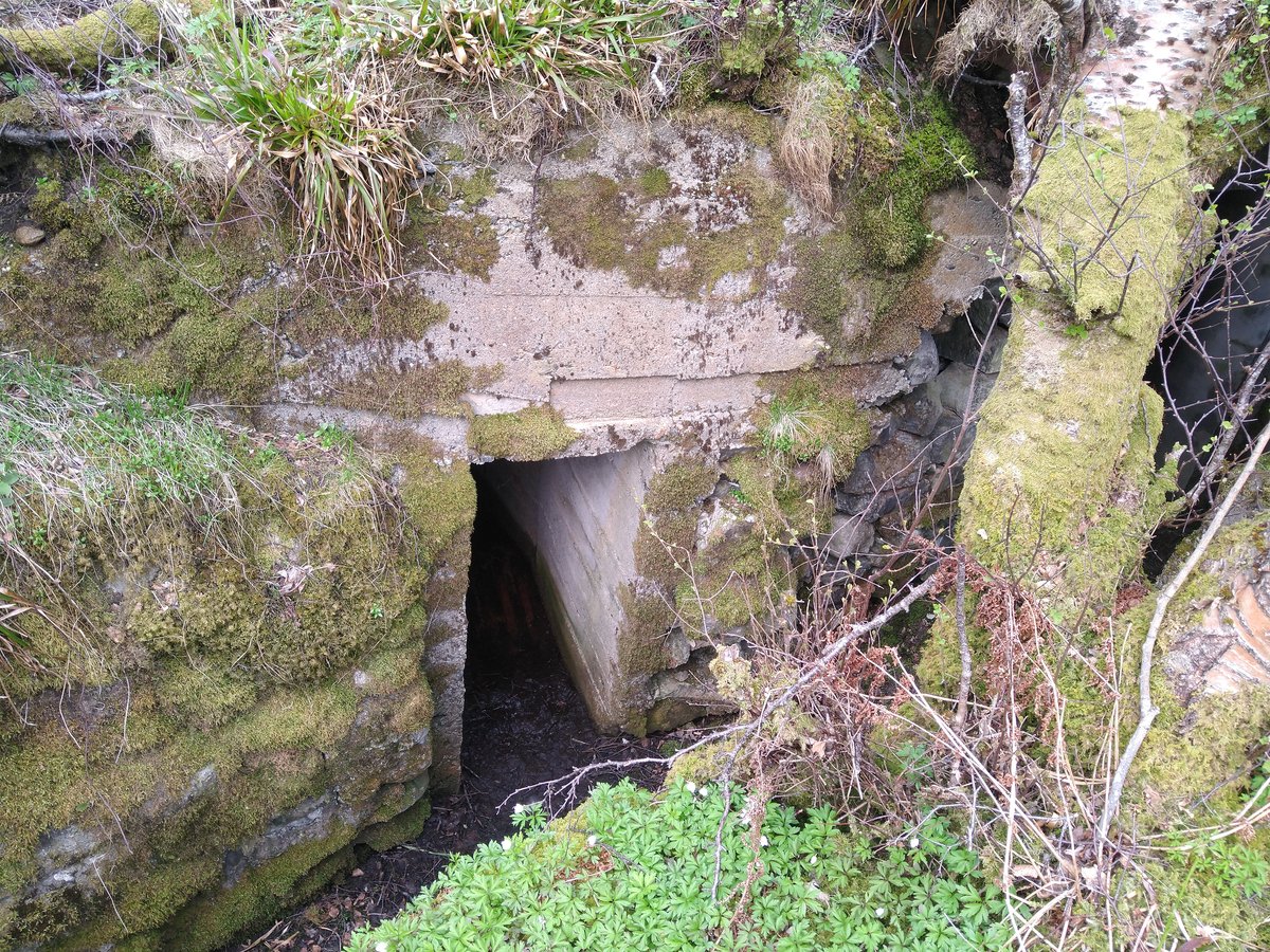 23. Inngang shelter, bunker videre til høyre.