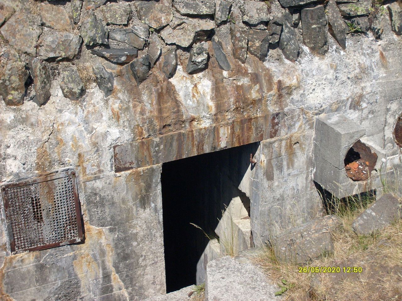 Bunker i tilknytning til festningen