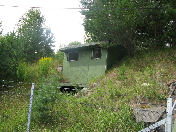 I tilknytning til radar-bunker