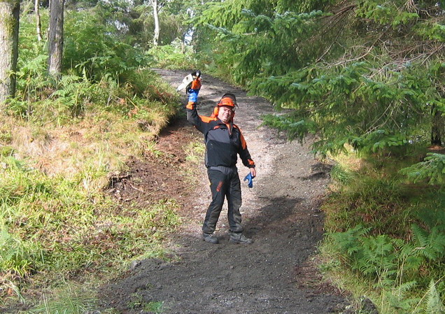 Stian Haaheim klar til å rydde skog :)