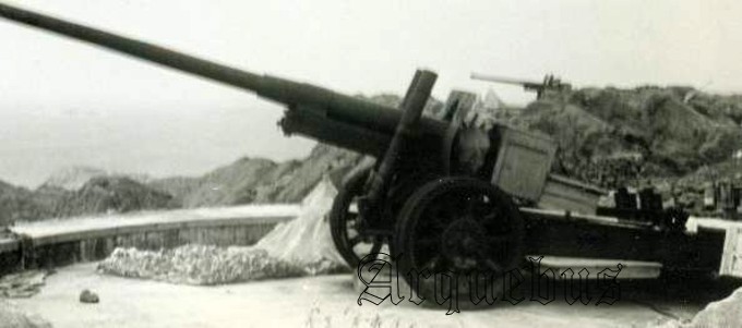 12,2 cm K290/2(r) kanoner ved HKB Syre.