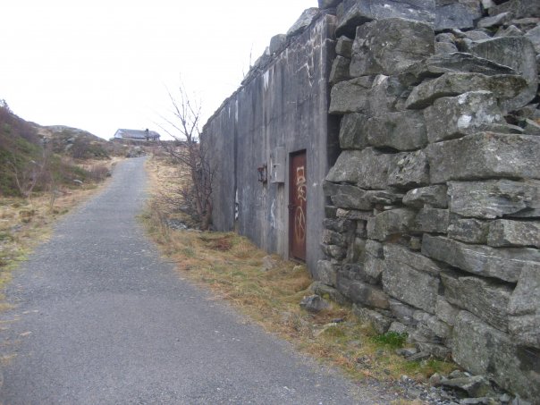 Stor ammunisjonsbunker i Meskaret, en av veiene inn til Tueneset. Denne er helt intakt, men avlåst. Ble etter krigen brukt av Heimevernet i en periode som lager.